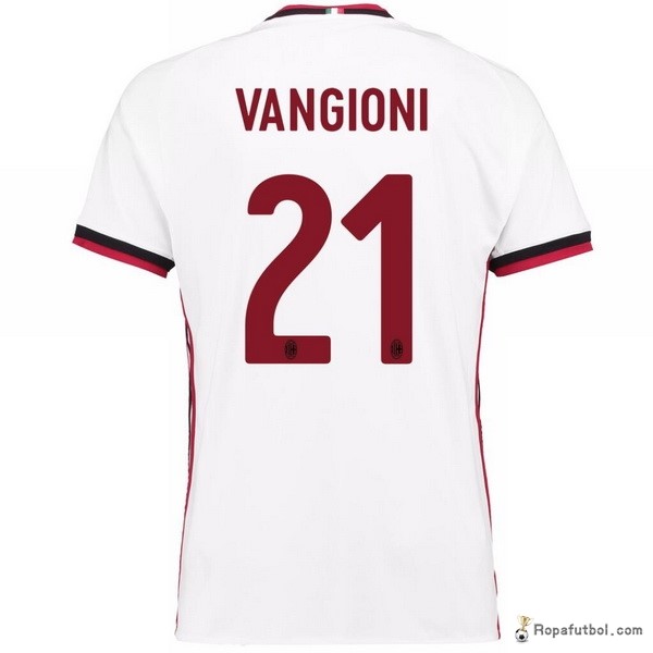 Camiseta AC Milan Replica Segunda Ropa Vangioni 2017/18